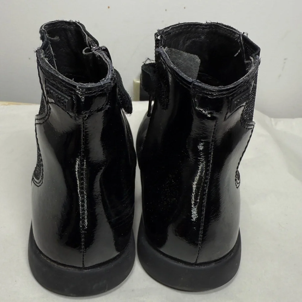 Camper Girls Duet Leather Ankle Boots